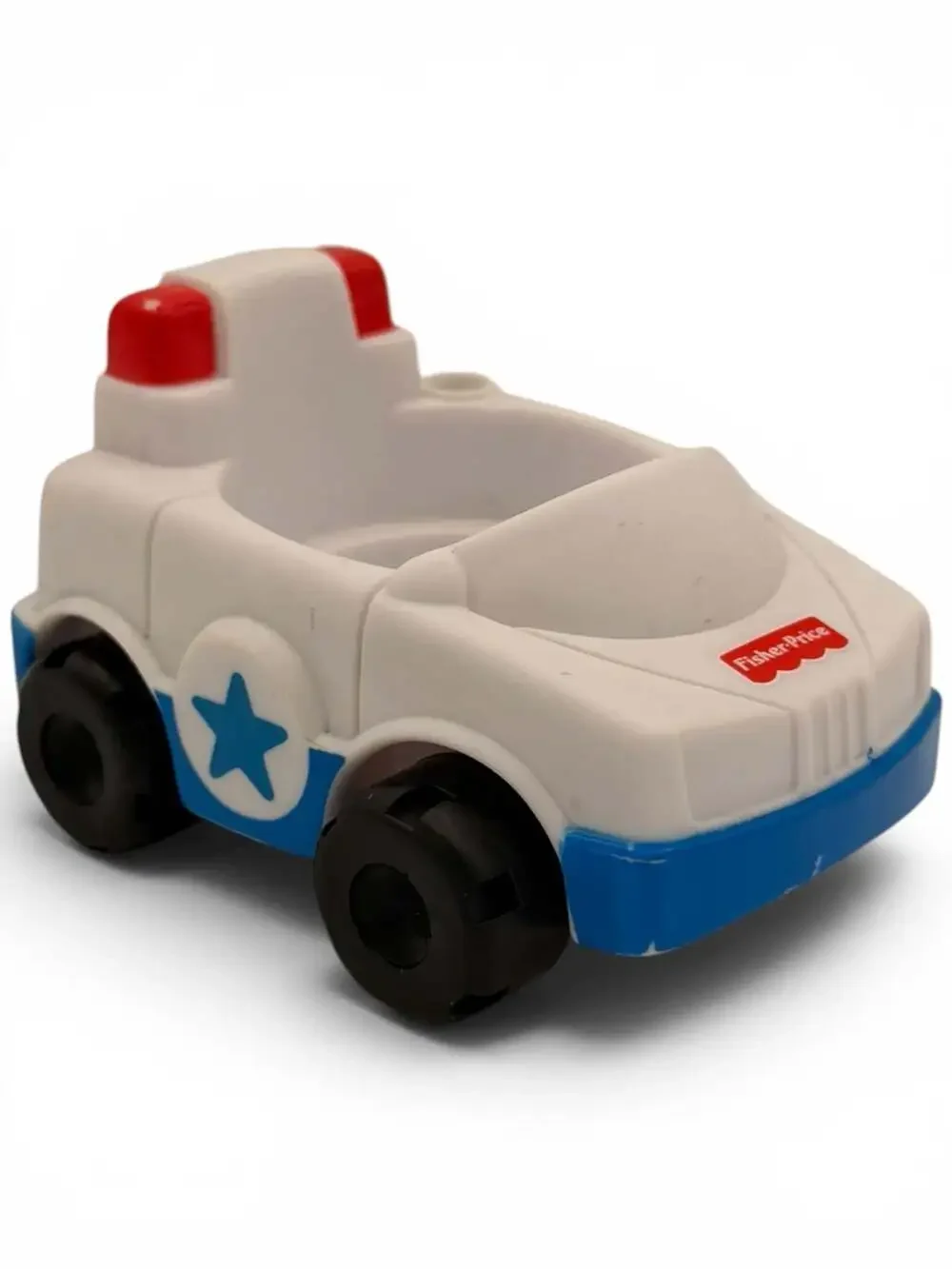 Fisher-Price Little People Vintage Police Car Toy